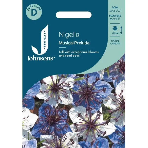 World Botanics Musical Prelude nigella zaden donker zaadbol