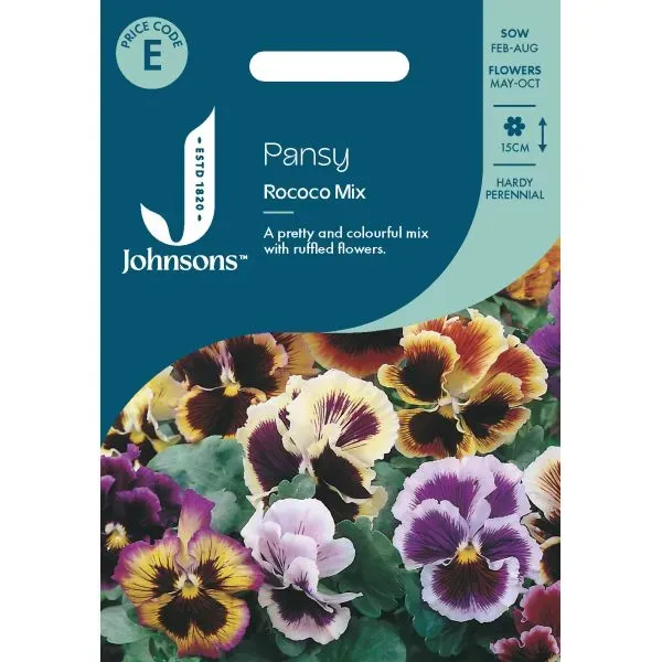 World Botanics Pansy Rococo Mix vioolzaden gemengd