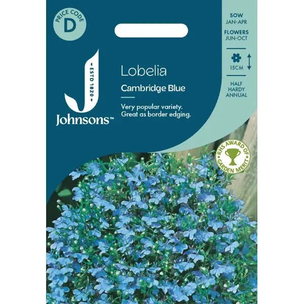 World Botanics Lobelia Cambridge Blue zaden blauw