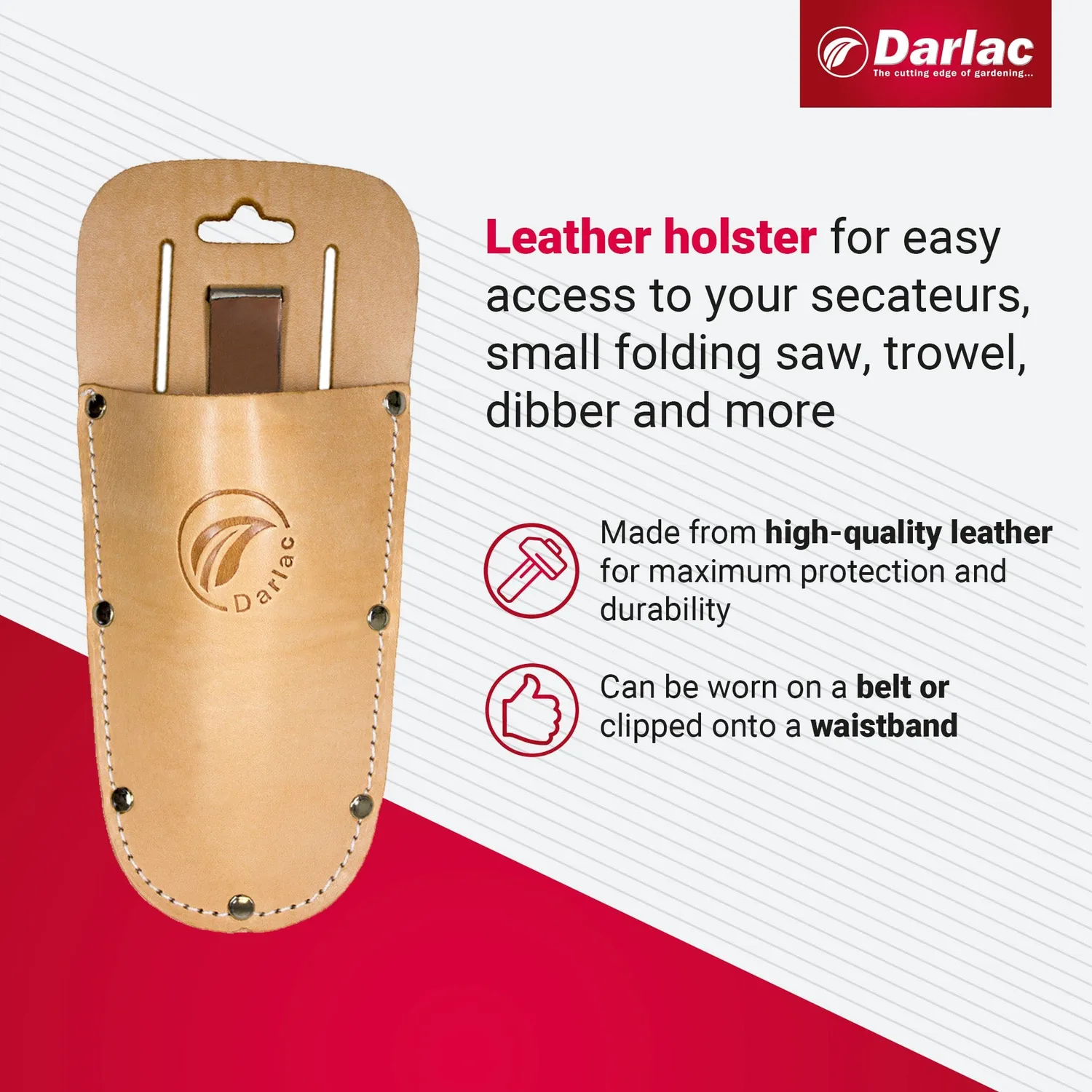 Darlac Expert Leather snoeischaar holster leer