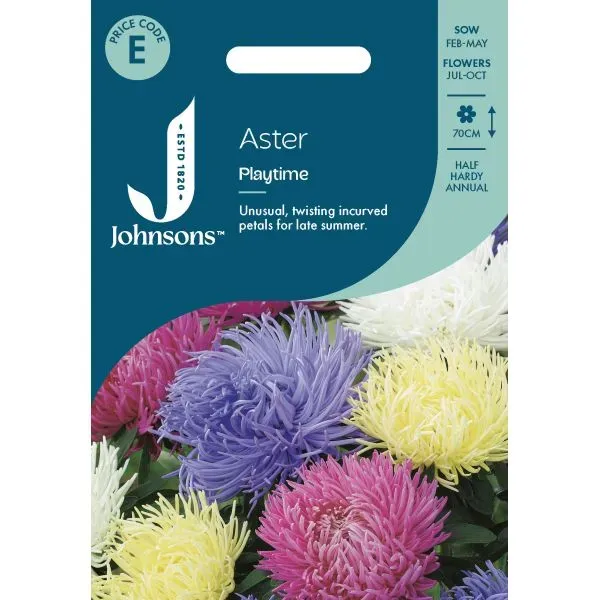 World Botanics Aster Playtime bloemzaden plukbloem