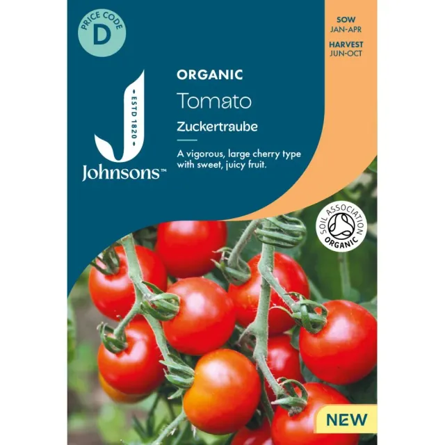 World Botanics Zuckertraube tomaten zaden biologisch