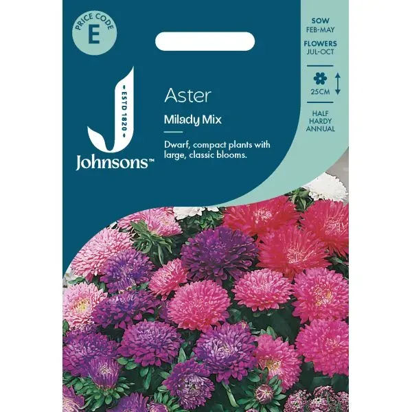 World Botanics Milady Mix asterzaden dwerg onbespoten