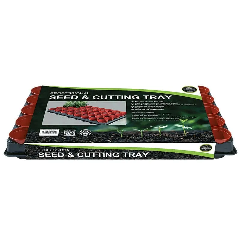World Botanics Zaaitray met 40 Potten 6 cm + navulling