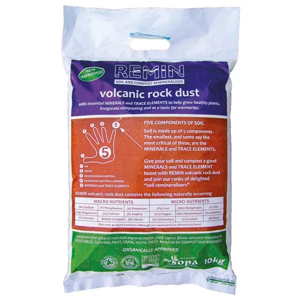 World Botanics Remin vulkanisch gesteentemeel 10 kg