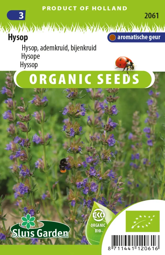 Sluis Garden Hyssopus hyssop zaden biologisch bijvriendelijk
