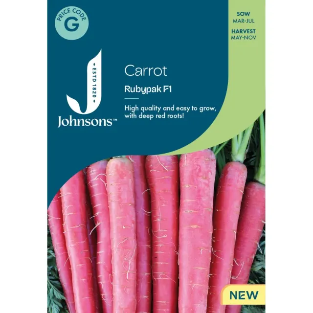 World Botanics Rubypak F1 wortelzaden rode wortel ziekteresistent