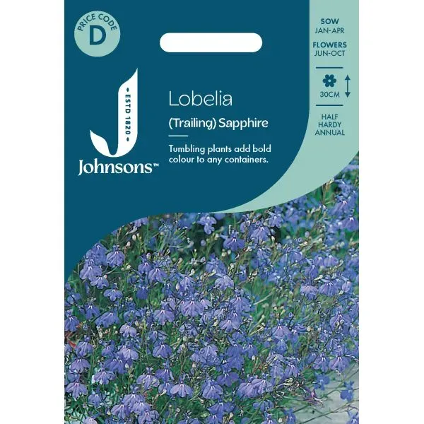 World Botanics Lobelia Trailing Sapphire bloemzaden blauw