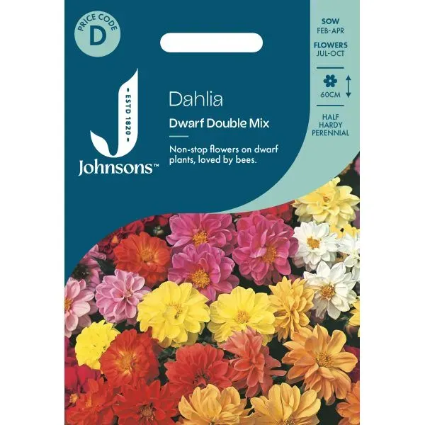 World Botanics Dahlia Dwarf Double Mixed dahliazaden compact