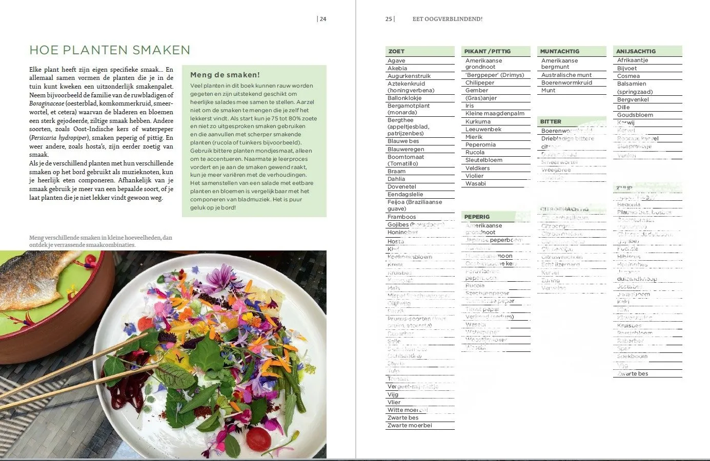 De Tuinen van MergenMetz De Eetbare Siertuin boek eetbare planten