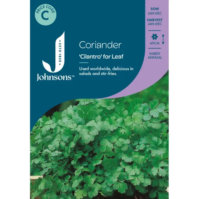 World Botanics Coriander Cilantro for Leaf korianderzaden bladoogst