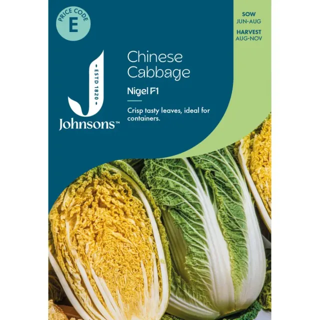 World Botanics Chinese Cabbage Nigel F1 kool zaden laat schietend