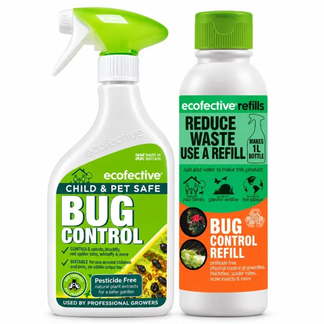 World Botanics Bug Control insectenspray 1L + 200ml pesticidevrij
