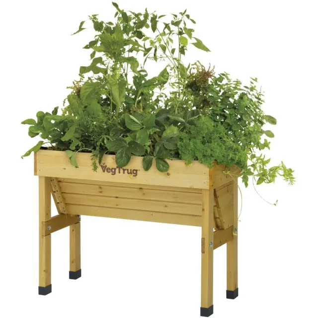 World Botanics VegTrug Wall Hugger plantenbak 1 m grijs