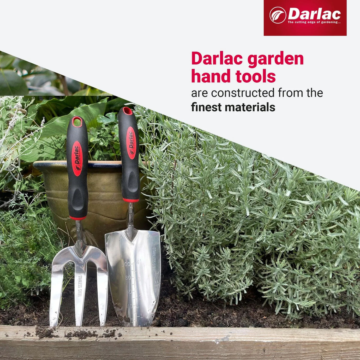 Darlac Garden Trowel plantschepje rvs 34 cm