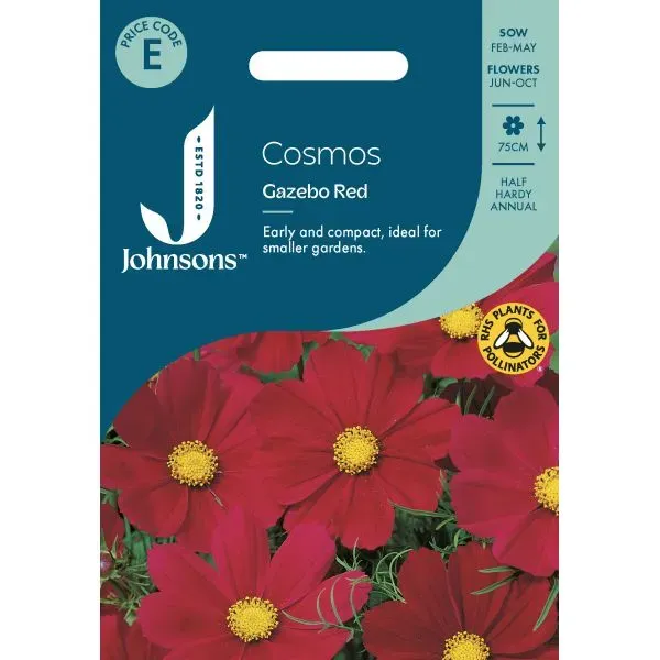 World Botanics Cosmos Gazebo Red zaden rood dwerg 75cm
