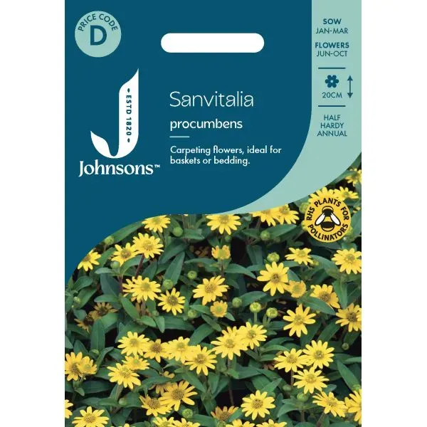 World Botanics Sanvitalia Procumbens gele bloemzaden