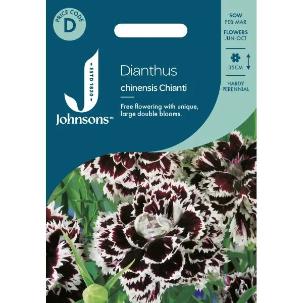 World Botanics Dianthus Chinensis Chian bloemzaden dubbelbloemig