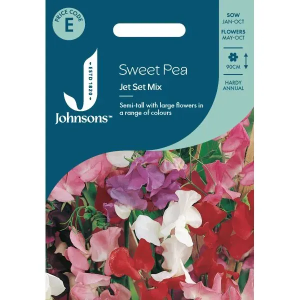 World Botanics Sweet Pea Jet Set Mixed siererwt zaden