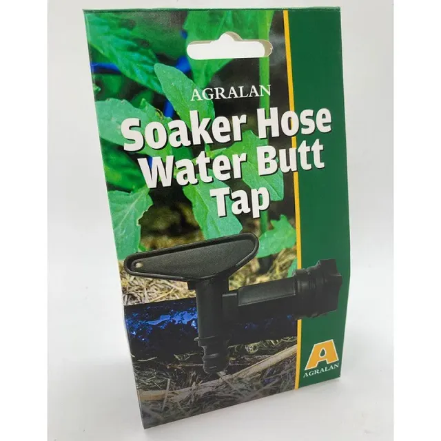 World Botanics Soaker Hose Water Butt Tap regentonkraan 13mm
