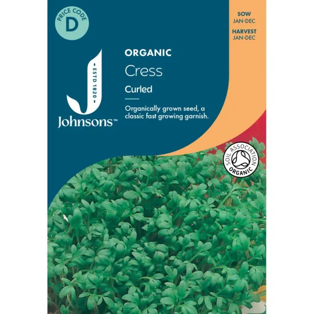 World Botanics Cress Curled tuinkers zaden biologisch
