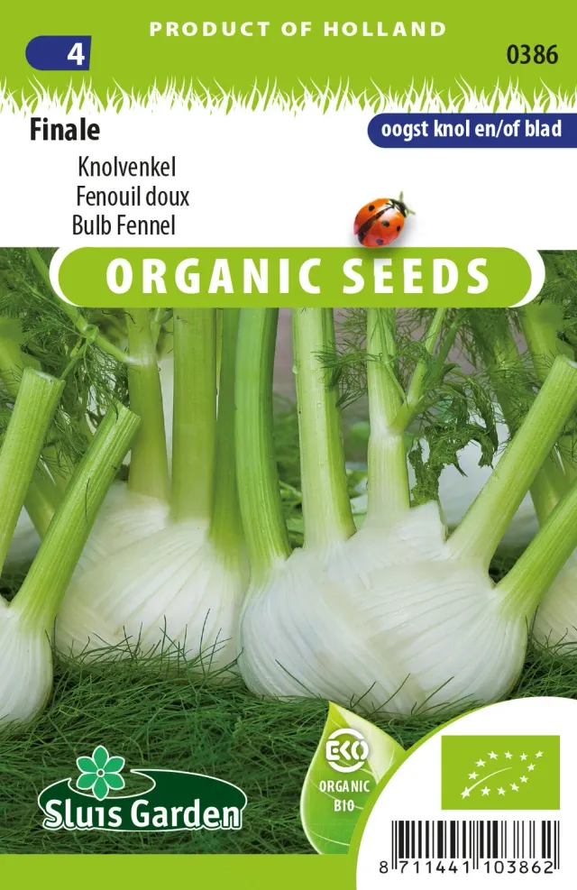 Sluis Garden Finale venkel zaden biologisch knolvormend