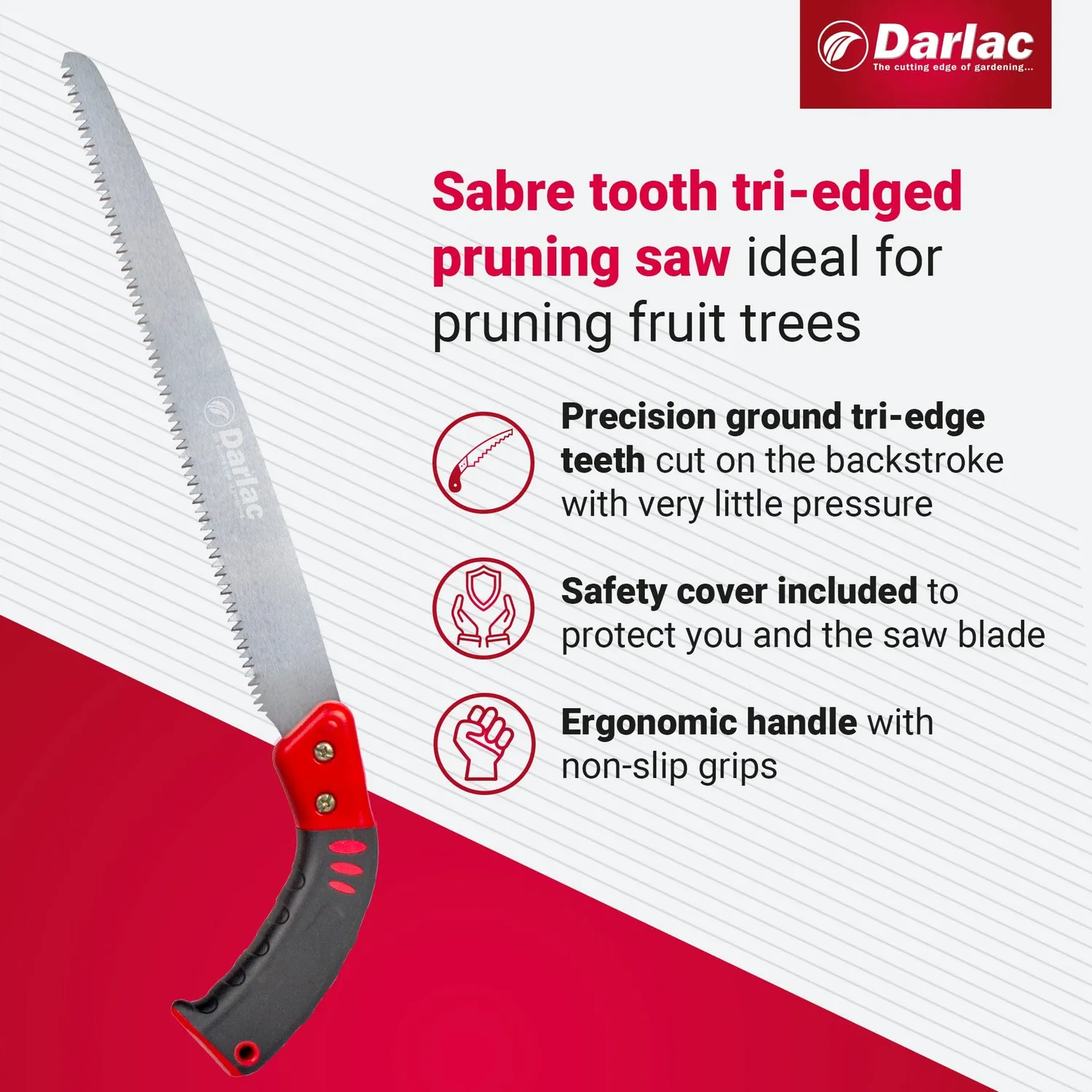 Darlac Sabre Tooth Tri-Edged snoeizaag 440mm