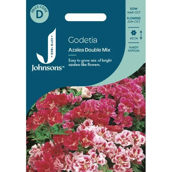 World Botanics Godetia Azalea Double Mixed bloemzaden najaarszaai