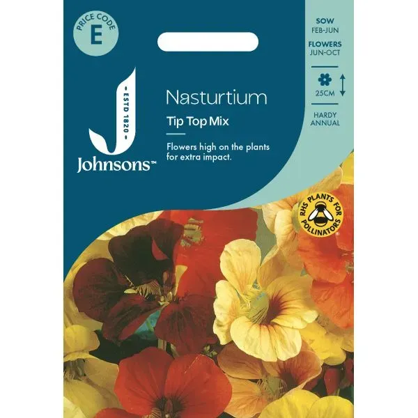 World Botanics Nasturtium Tip Top Mix bloemzaden gemengd