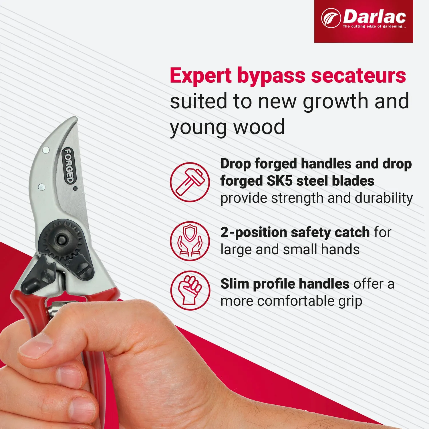 Darlac Expert 56616 snoeischaar gesmeed 25 mm