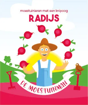 De moestuinman Radijs zaden snelle oogst