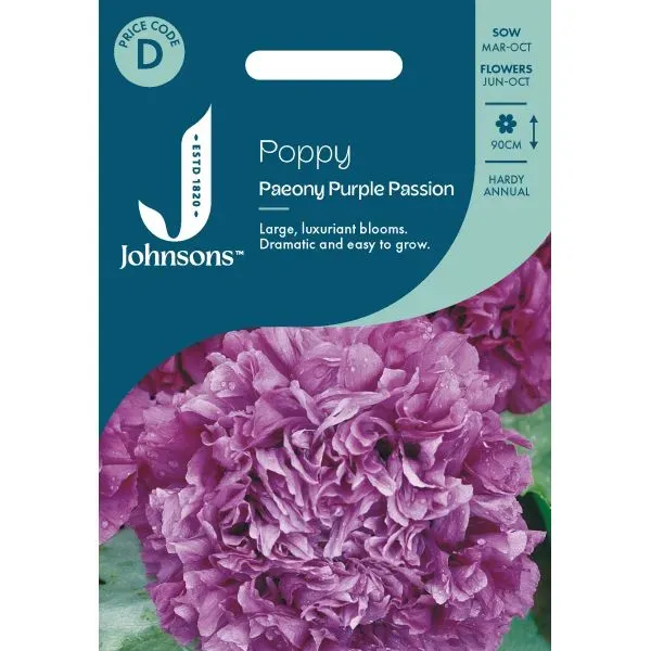 World Botanics Paeony Purple Passion papaverzaden paars