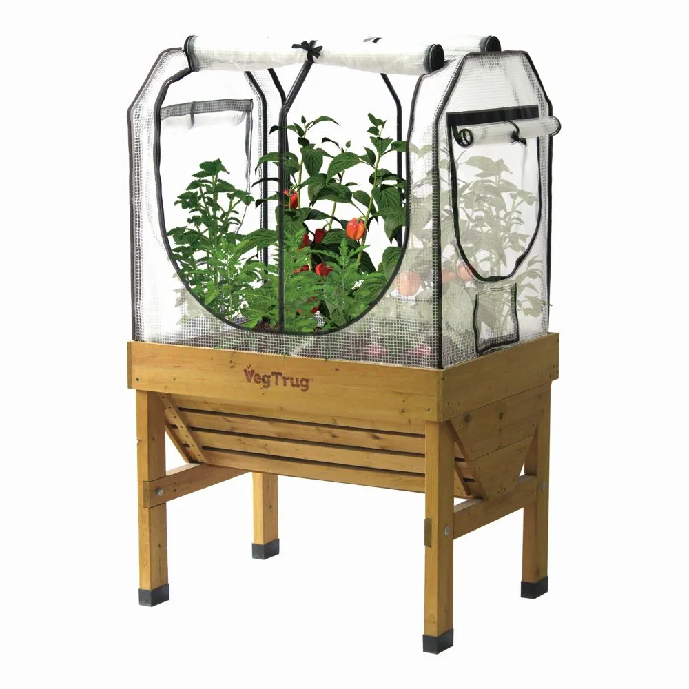 World Botanics Classic kasframe met hoes 1 m staal