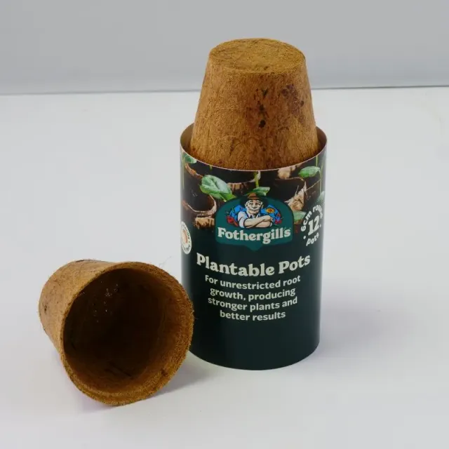 World Botanics Plantable Pots kweekpotten 6x12cm kokos