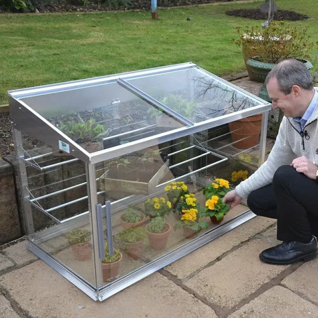 World Botanics 4ft Half kweekkas veiligheidsglas 1,21 m