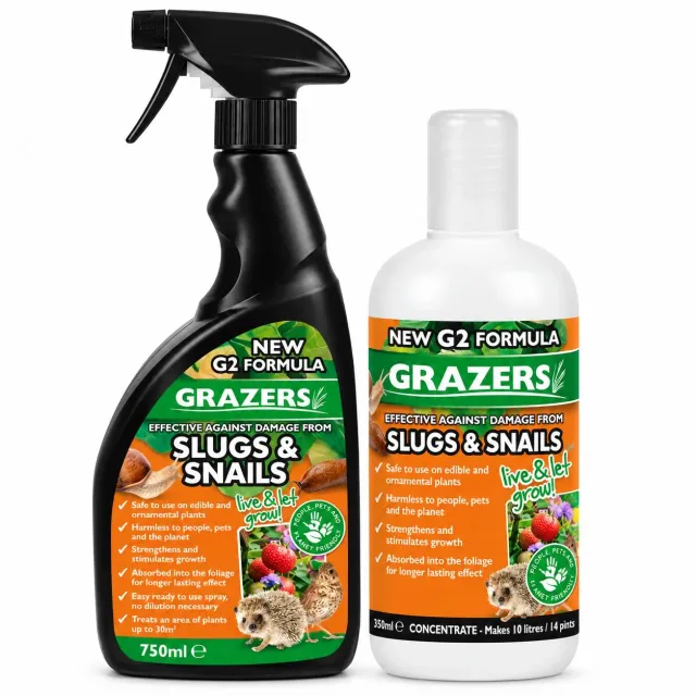 Grazers Slug & Snails slakkenspray 750ml + 2x350ml