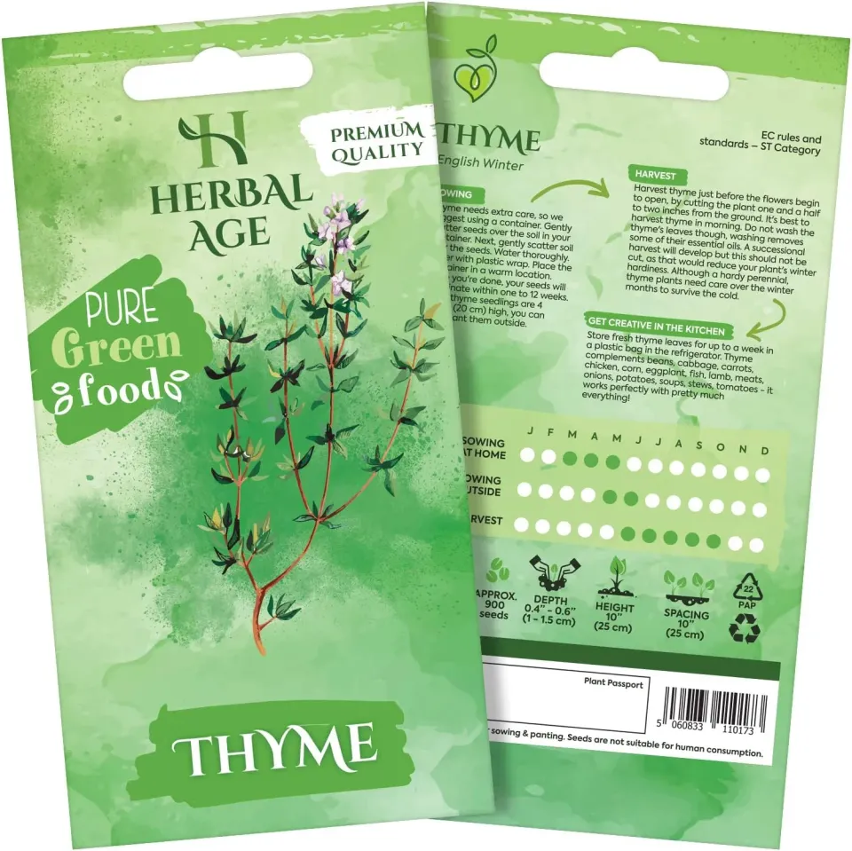 Herbal Age Premium Tijm tijmzaden ca. 1500 zaden winterhard