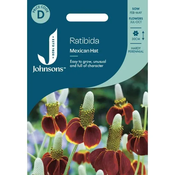Johnsons Ratibida Mexican Hat bloemzaden vaste plant
