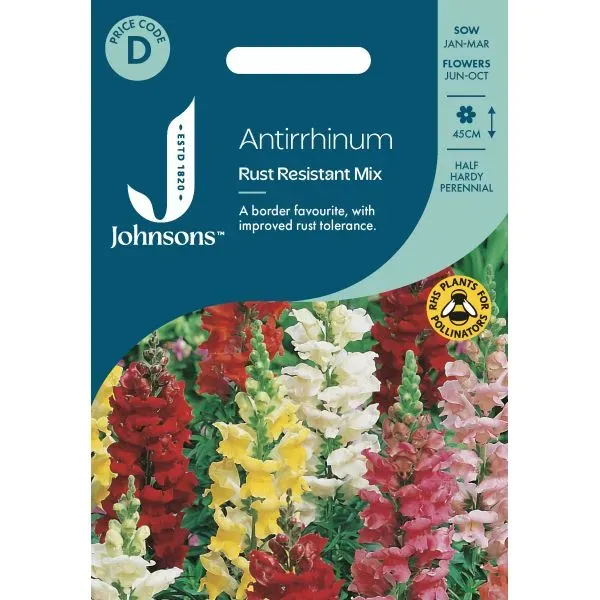 World Botanics Antirrhinum Rust Resistant bloemzaden gemengd